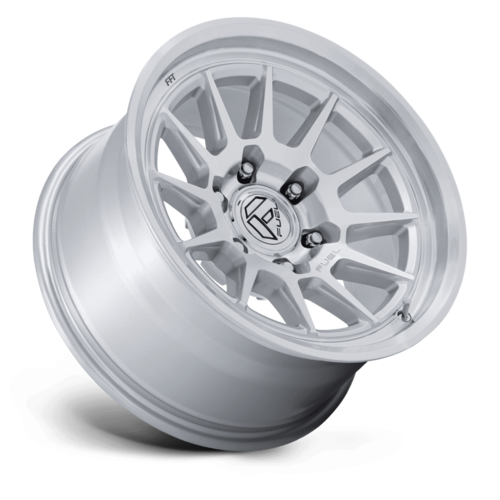 Fuel 1PC FC902 Spur 17x9 Gloss Silver Machined Face Wheel with 6x139.7 Bolt Pattern