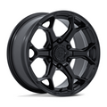 Fuel 1PC FC903 SPLICER 17x9 Blackout Wheel with 6x139.7 Bolt Pattern and +1 Offset