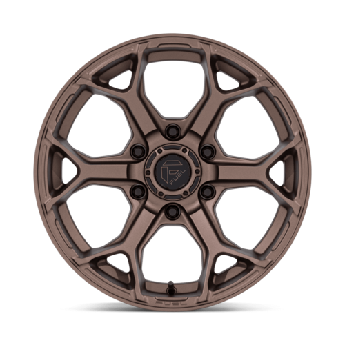 Fuel 1PC SPLICER 17x9 Burnt Bronze Alloy Wheel with -12mm Offset and 6x139.7 Bolt Pattern