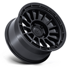 Fuel 1PC FC905 ASCEND 17x9 Matte Black with Gloss Black Lip Wheel