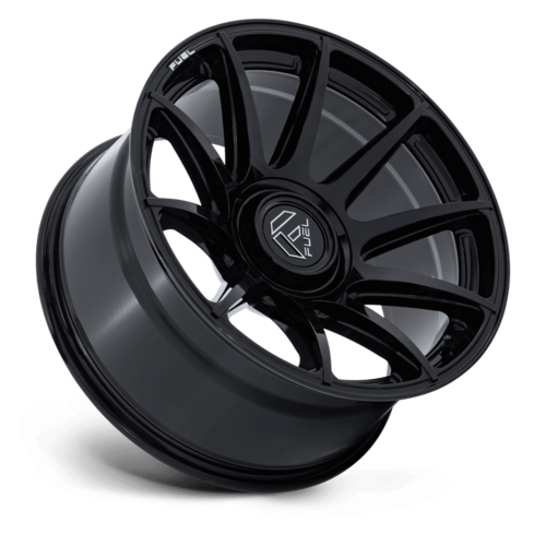 Fuel 1PC FC906 HALO 20x10 Gloss Black Wheel with -18 Offset for 5x127/5x139.7 Bolt Pattern