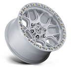 Fuel 1PC FC908 PUMA 17x9 Inch Gloss Silver Machined Face Wheel with 6x139.7 Bolt Pattern and -12mm Offset