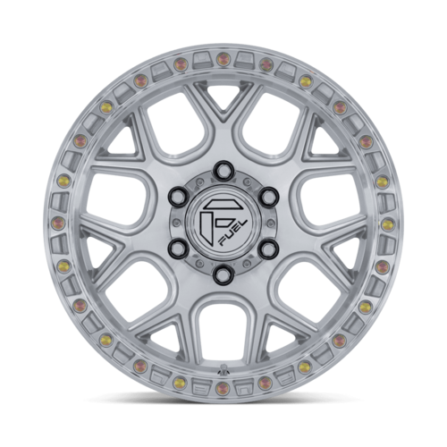 Fuel 1PC FC908 PUMA 20x9 Inch Gloss Silver with Machined Face Wheel