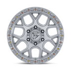 Fuel 1PC FC908 PUMA 17x9 Inch Gloss Silver Machined Face Wheel with 6x139.7 Bolt Pattern and -12mm Offset