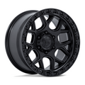 Fuel 1PC FC908 PUMA 17x9 Matte Black with Gloss Black Lip Wheel