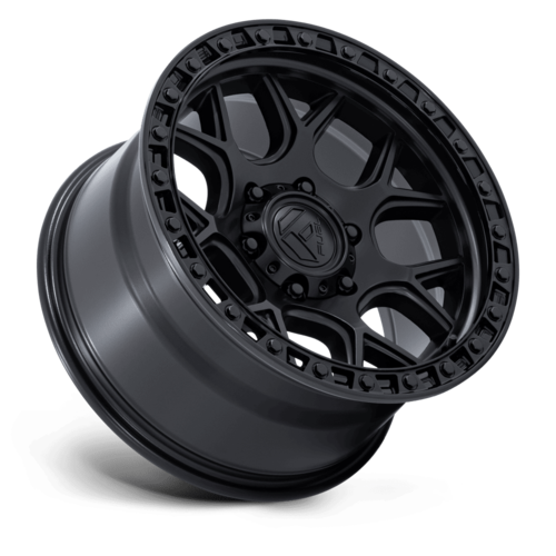 Fuel 1PC FC908 PUMA 17x9 Matte Black with Gloss Black Lip Wheel