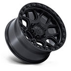 Fuel 1PC FC908 PUMA 17x9 Matte Black with Gloss Black Lip Wheel - 5x127 Bolt Pattern, -12 Offset, 71.50 Center Bore
