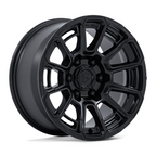 Fuel 1PC FC910 FOXHOUND 17x9 Blackout Wheel with 6x139.7 Bolt Pattern