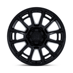 Fuel 1PC FC910 FOXHOUND 20x9 Blackout Wheel with 6x135 Bolt Pattern and +1 Offset