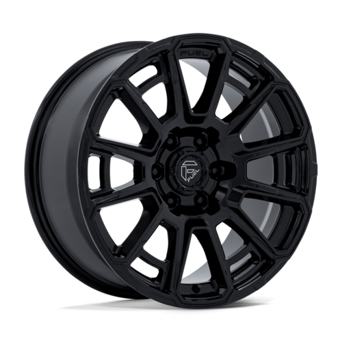Fuel 1PC FC910 FOXHOUND 20x9 Inch Gloss Black Alloy Wheel with 6x135 Bolt Pattern and +1 Offset