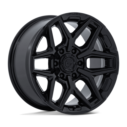 Fuel 1PC FLUX 18x9 Inch Gloss Black Wheel with 6x139.7 Bolt Pattern and +20 Offset