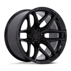Fuel 1PC Flux 24x10 Inch Gloss Black Wheel with 6x139.7 Bolt Pattern and 106.10mm Center Bore