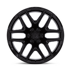 Fuel 1PC Flux 24x10 Inch Gloss Black Wheel with 6x139.7 Bolt Pattern and 106.10mm Center Bore