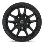 Fuel 1PC D679 Rebel 17x9 Matte Black Wheel for 5x150 Bolt Pattern with 110.10mm Center Bore