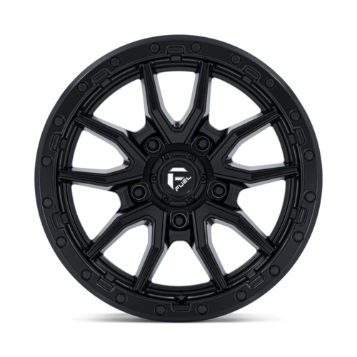 Fuel 1PC D679 Rebel 18x9 Matte Black Wheel with -12 Offset and 5x139.7 Bolt Pattern