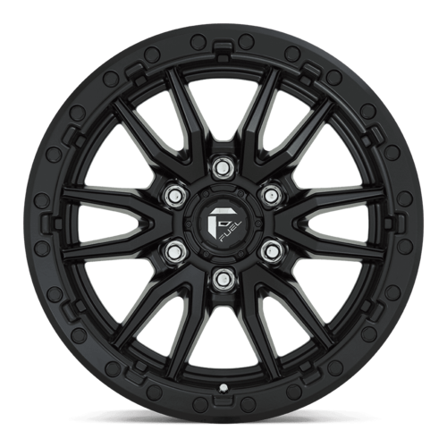 Fuel 1PC D679 Rebel 18x9 Matte Black Alloy Wheel with 6x135 Bolt Pattern and +1 Offset