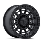 Fuel UTV FV832 Cycle UTV 15x7 Matte Black with Gloss Black Lip Wheel