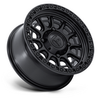 Fuel UTV FV832 Cycle UTV 15x7 Matte Black with Gloss Black Lip Wheel