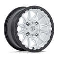 Fuel UTV FV866 PISTON 15x7 Wheel with 6x139.7 Bolt Pattern and 38mm Offset in Hyper Silver Machined Finish