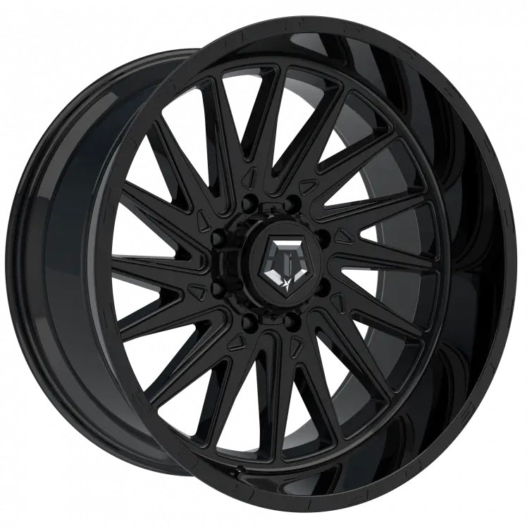 TIS 547B OFF-ROAD WHEELS WITH 8X170 BOLT PATTERN - GLOSS BLACK