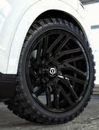 20X10 TIS 554B OFF-ROAD WHEELS - 8X6.5(165.1) WITH -19 OFFSET - GLOSS BLACK