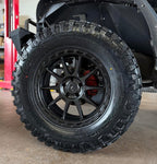 22X12 TIS 563B OFF-ROAD WHEELS - 8X6.50 WITH -44 OFFSET - SATIN BLACK