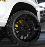 TIS 547B OFF-ROAD WHEELS WITH 8X170 BOLT PATTERN - GLOSS BLACK