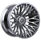 20X10 TIS OFF-ROAD 566C WHEELS 8X6.5 -24 OFFSET - CHROME