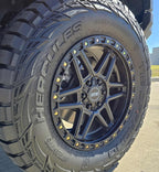 Dropstars Trail Series 602SB 18x9 Cast Aluminum Wheel with 5x5.00/5x5.50 Bolt Pattern and -12 Offset