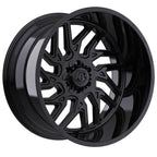 TIS 544B 22x10 Cast Aluminum Wheel with 8x170 Bolt Pattern and +10 Offset