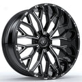 TIS OFF-ROAD 565BM WHEELS 6X135 - GLOSS BLACK & MILLED