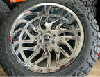 TIS 544C OFF-ROAD WHEELS WITH 8X170 BOLT PATTERN - CHROME