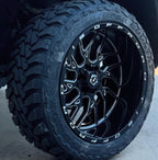 TIS 544BM OFF-ROAD WHEELS 8X170 - GLOSS BLACK & MILLED