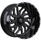 TIS 544BM OFF-ROAD WHEELS 8X170 - GLOSS BLACK & MILLED