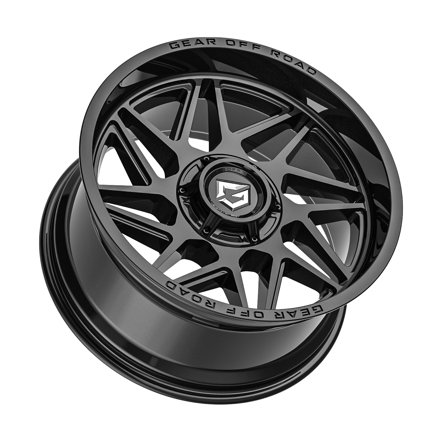 22X10 GEAR 761B RATIO OFF-ROAD WHEELS - 8X170 WITH  -19 OFFSET
