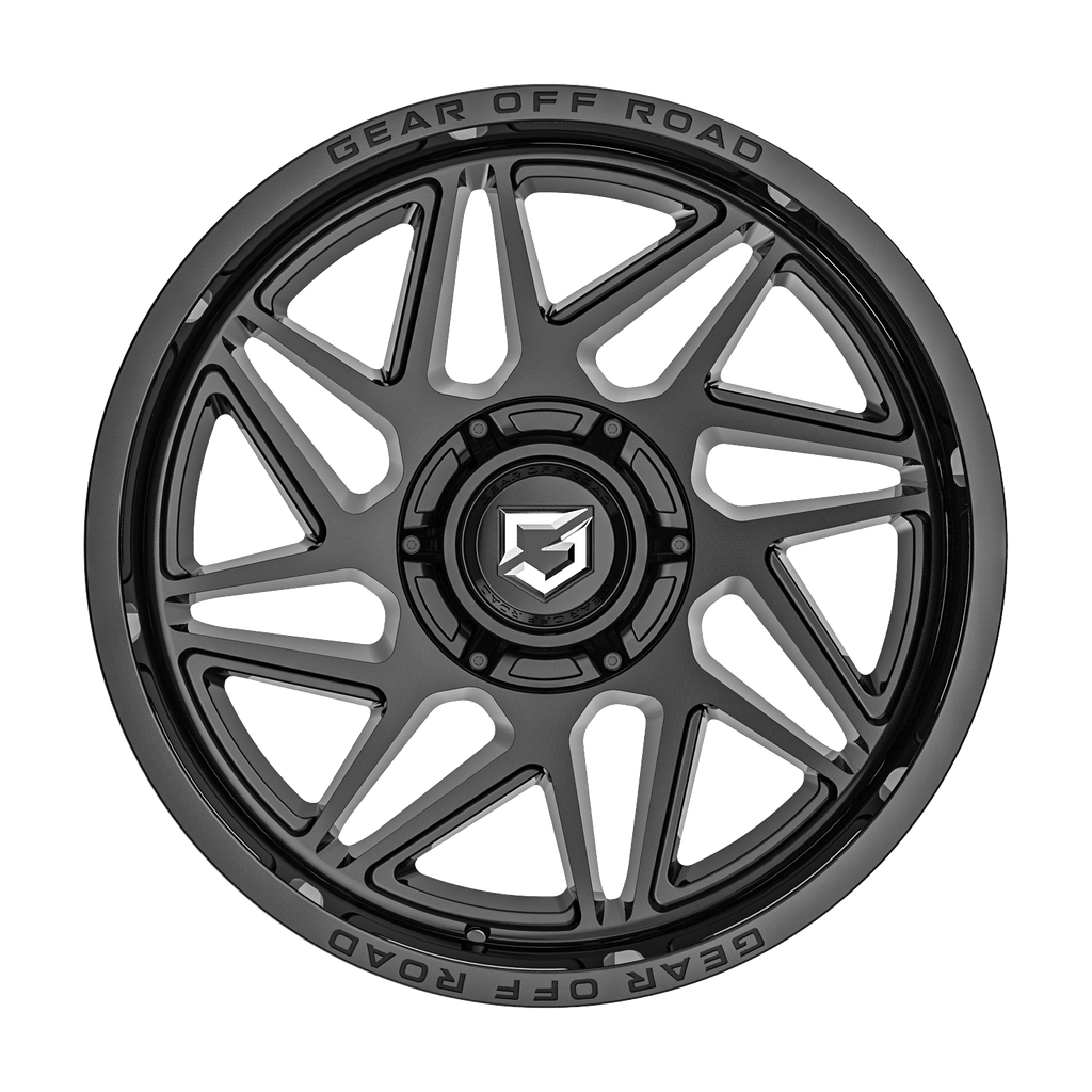 22X10 GEAR 761B RATIO OFF-ROAD WHEELS - 8X170 WITH  -19 OFFSET