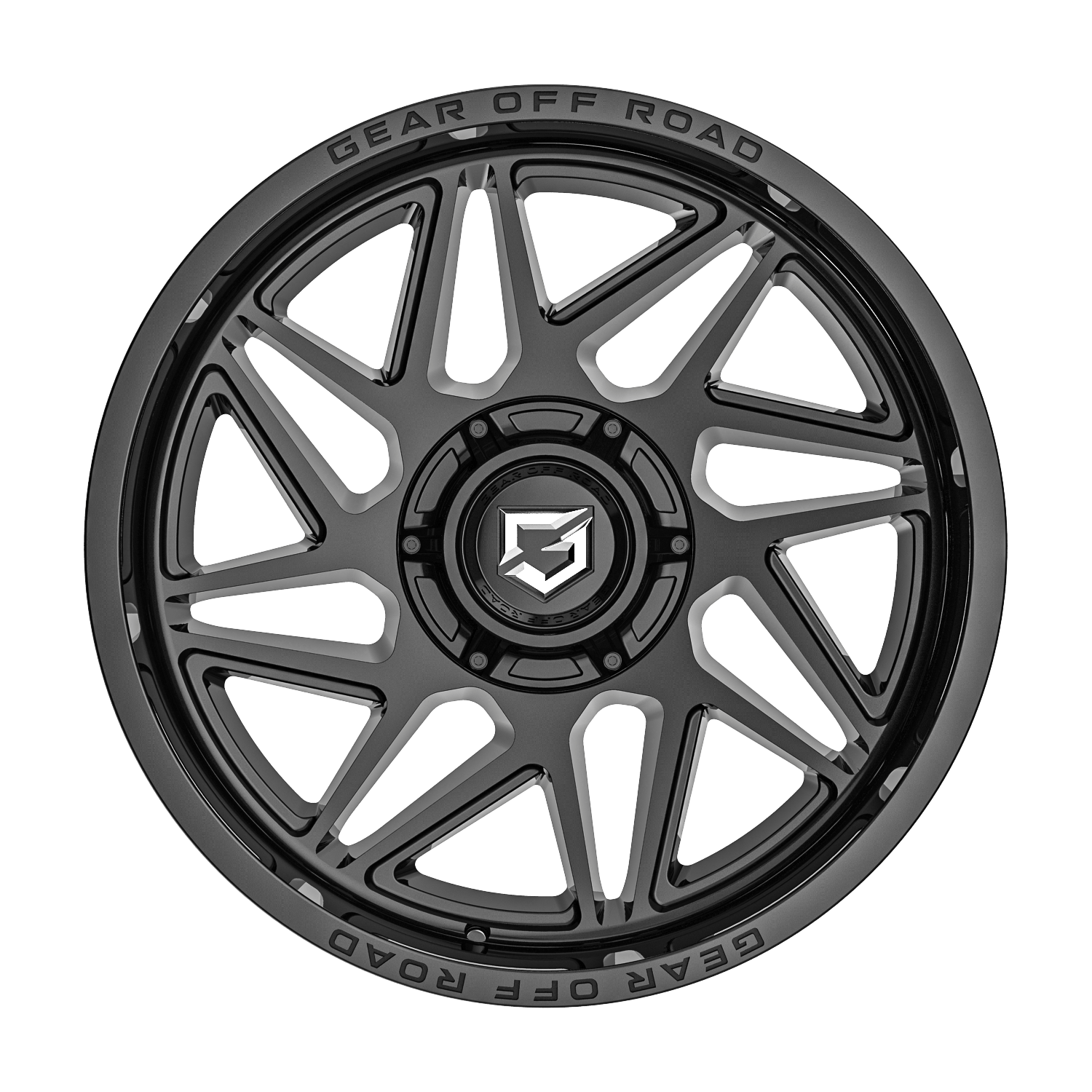 22X10 GEAR 761B RATIO OFF-ROAD WHEELS - 8X170 WITH  -19 OFFSET
