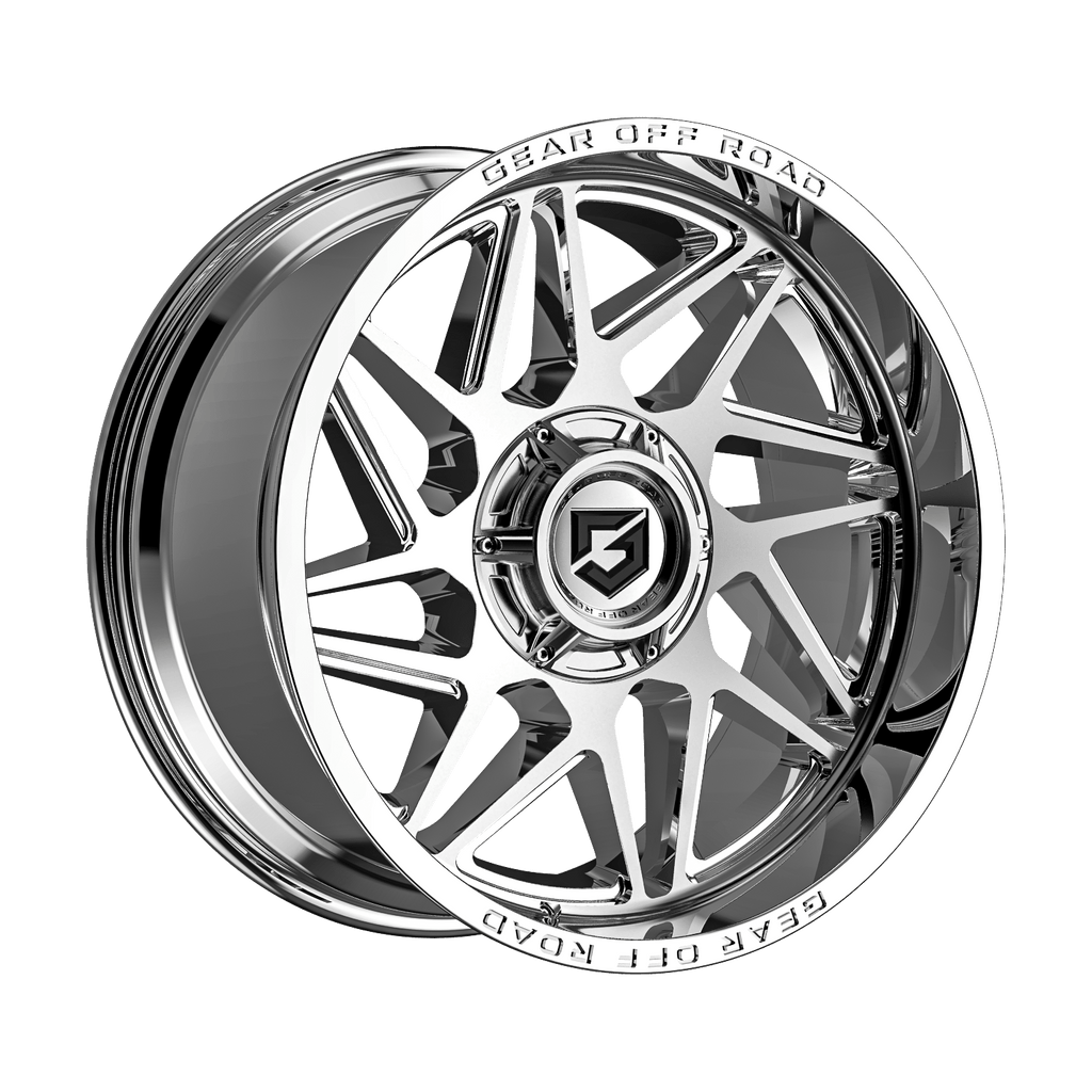 Gear Off Road 761C Ratio 22x10 All Terrain Wheel with 8x170 Bolt Pattern and -19 Offset