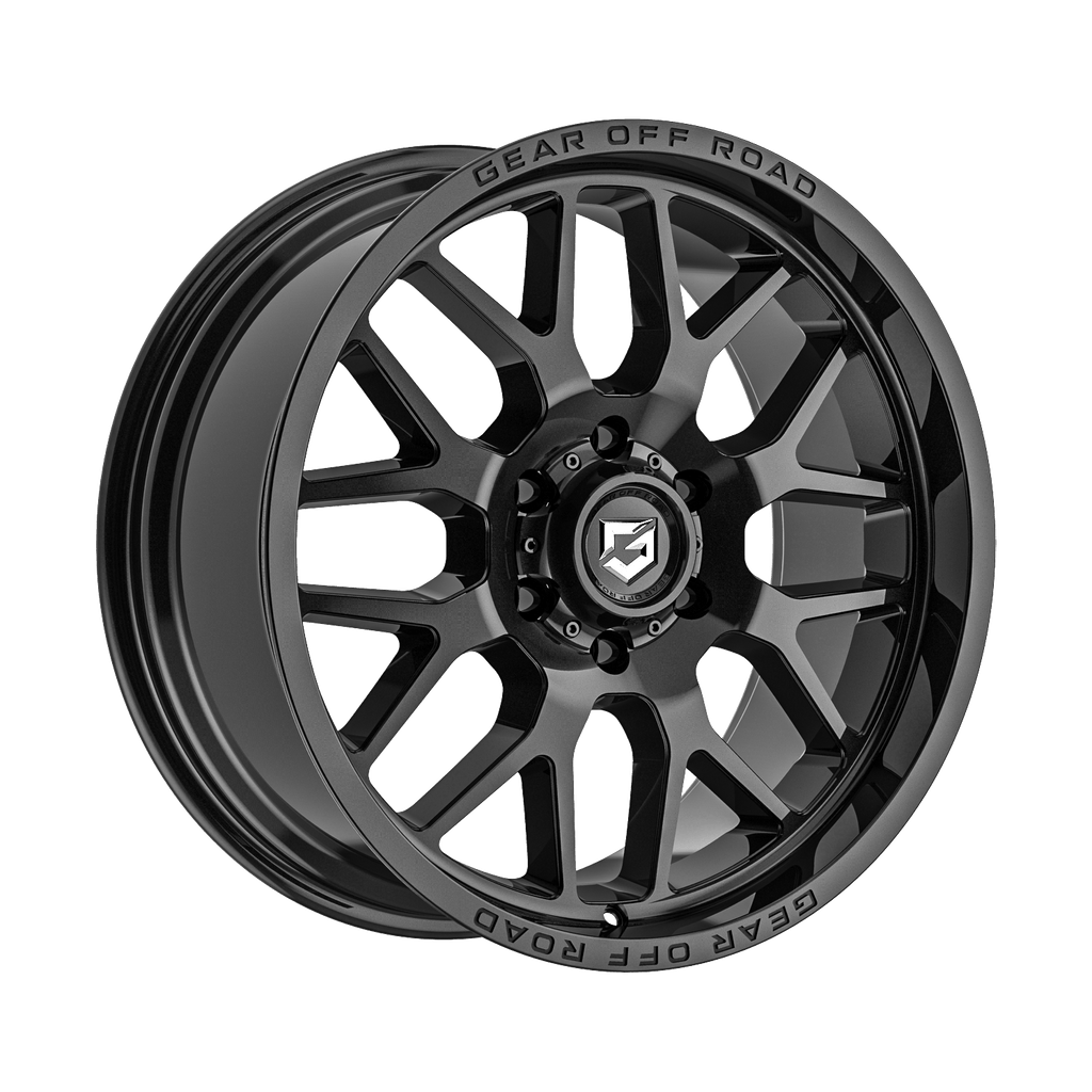 Gear Off Road 763B RAID 20x9 Cast Aluminum Wheel with +18 Offset and 8x180 Bolt Pattern
