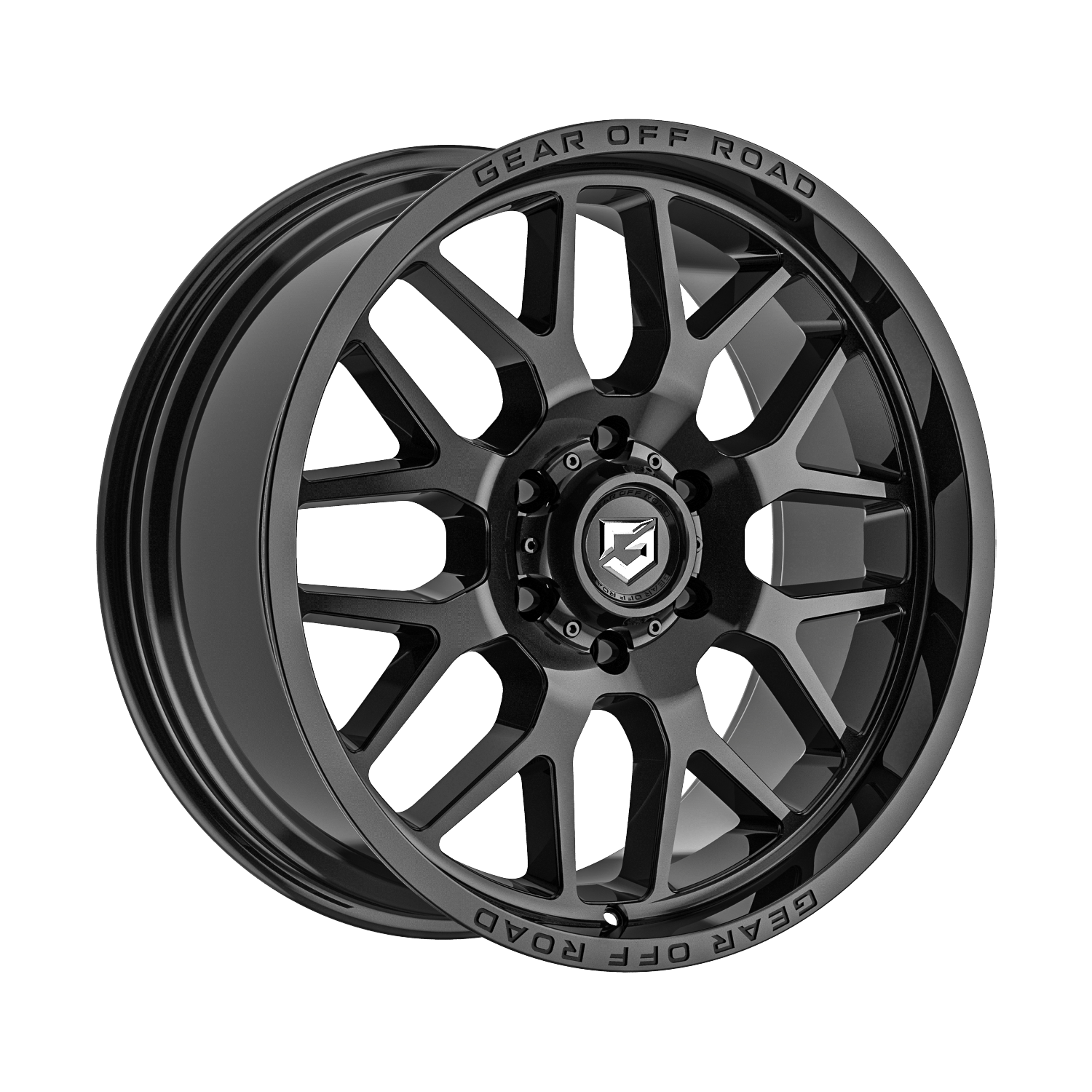 Gear Off Road 763B Raid 20x9 Cast Aluminum Wheel with 5x5 Bolt Pattern and +00 Offset
