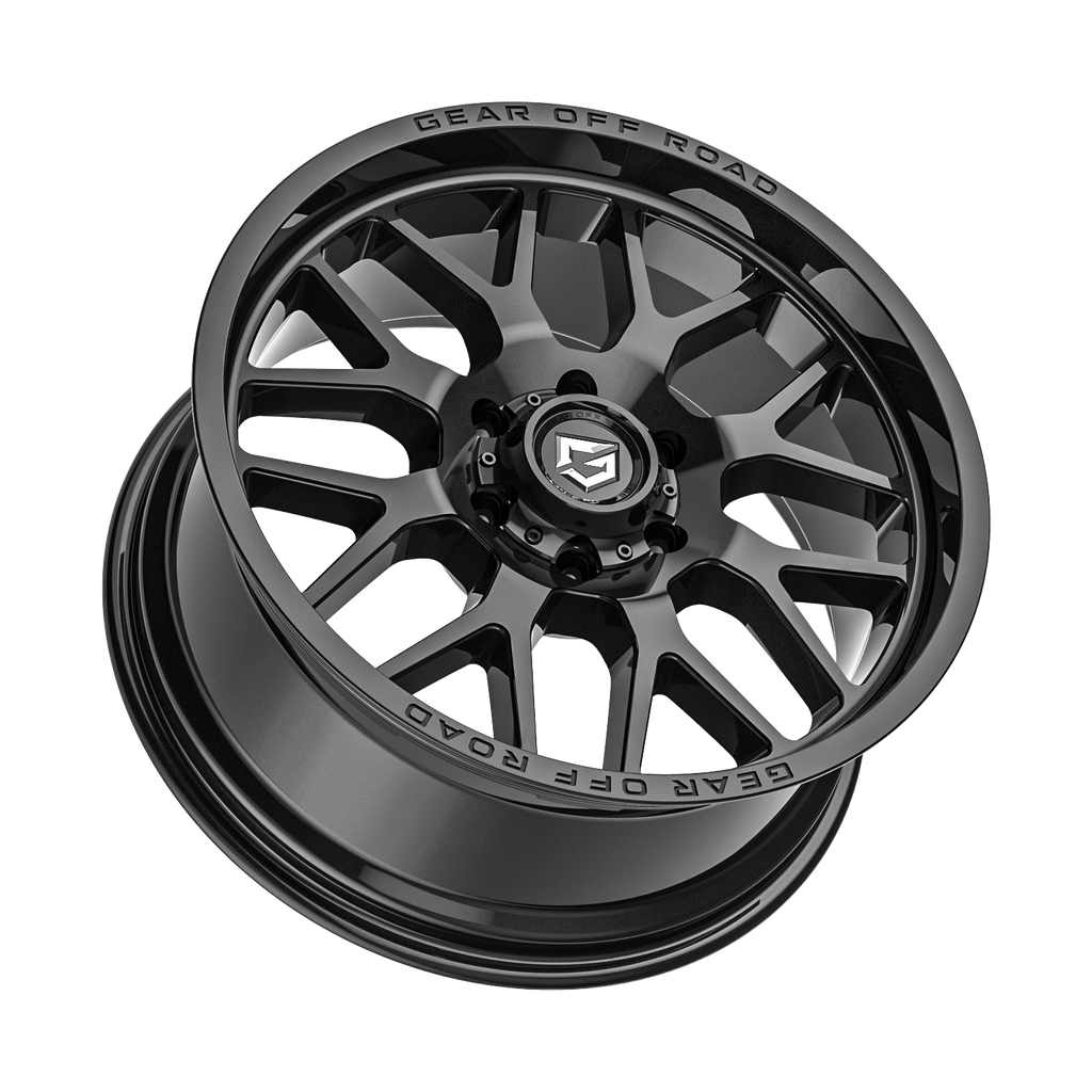 Gear Off Road 763B RAID 20x9 Cast Aluminum Wheel with +18 Offset and 8x180 Bolt Pattern