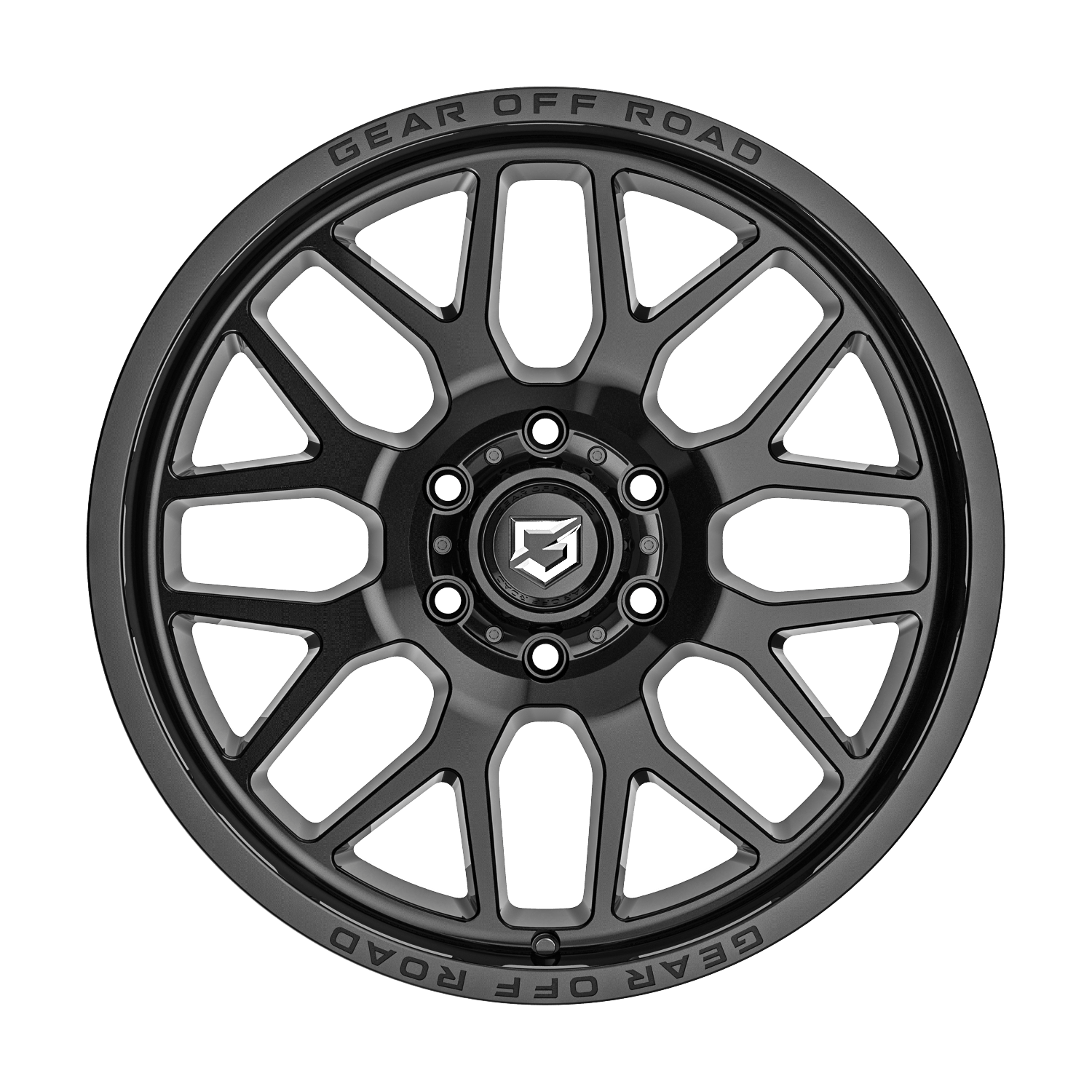 Gear Off Road 763B Raid 20x9 Cast Aluminum Wheel with 5x5 Bolt Pattern and +00 Offset