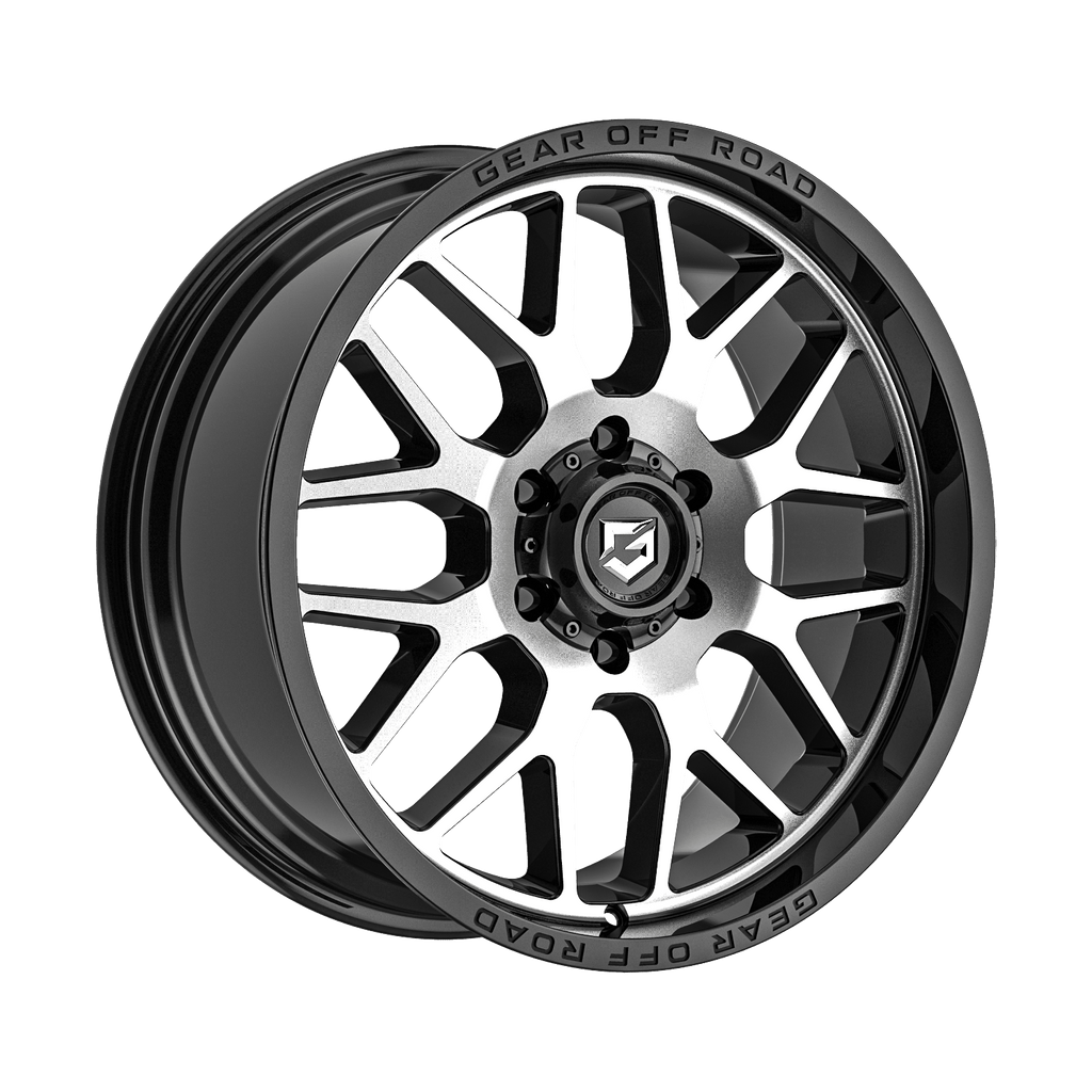 Gear Off Road 763MB RAID 20x10 Cast Aluminum Wheel with 8x170 Bolt Pattern and -12 Offset