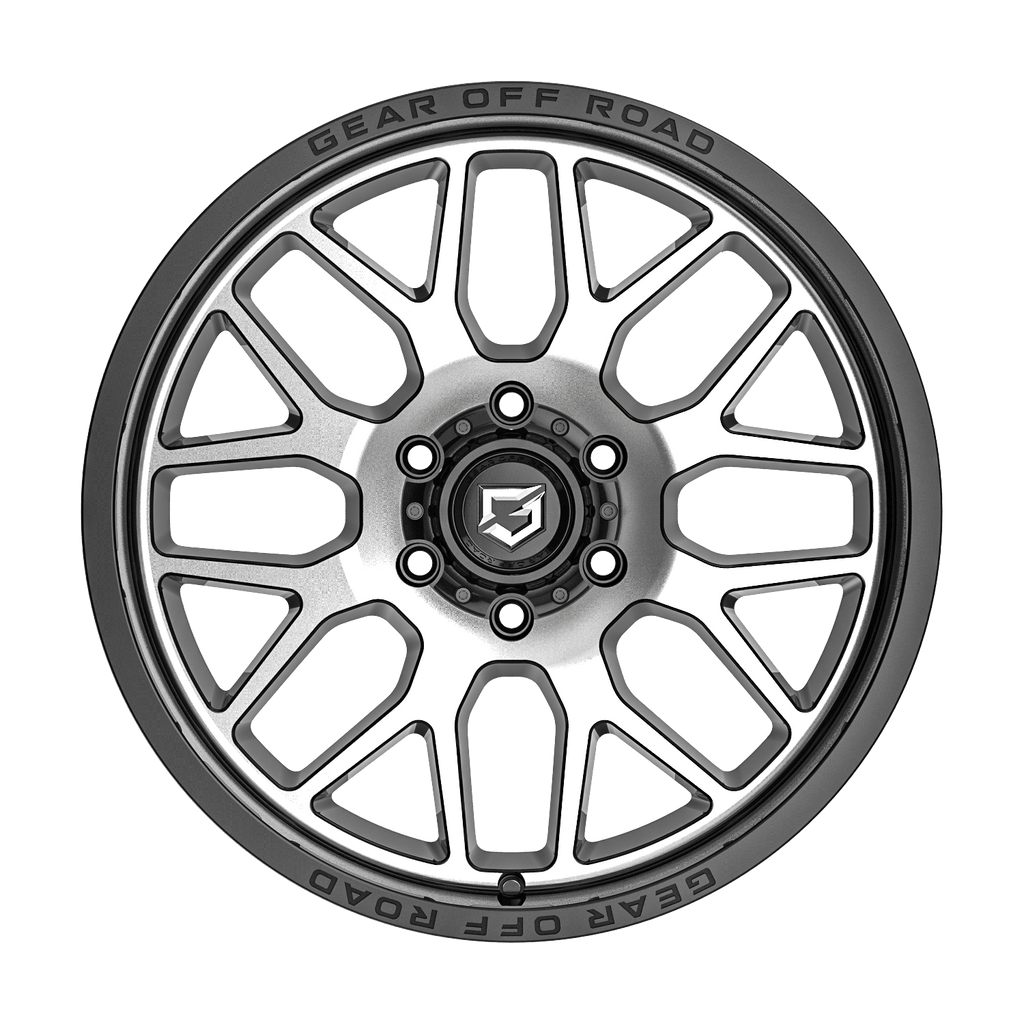 Gear Off Road 763MB RAID 20x10 Cast Aluminum Wheel with 8x170 Bolt Pattern and -12 Offset