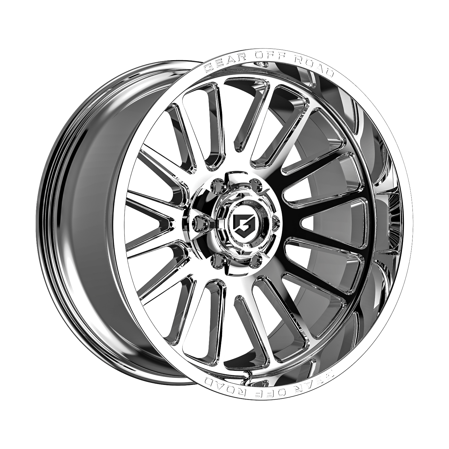 Gear Off Road 764C 20x10 Cast Aluminum Wheel with -19 Offset and 8x6.50 Bolt Pattern