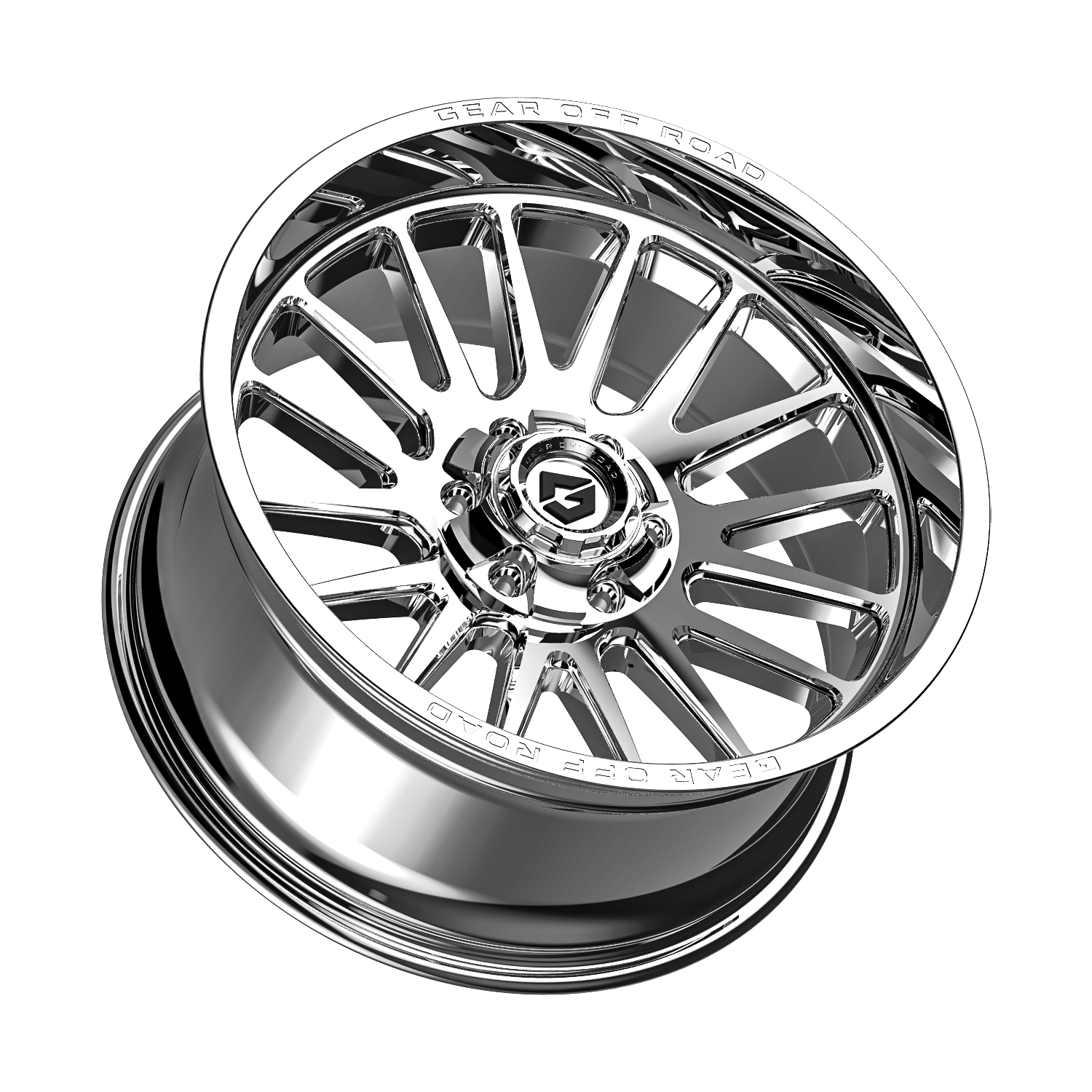 Gear Off Road 764C 20x10 Cast Aluminum Wheel with -19 Offset and 8x6.50 Bolt Pattern