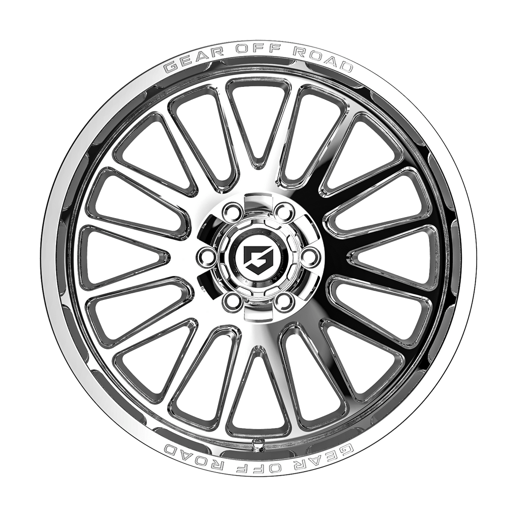 Gear Off Road 764C 20x10 Cast Aluminum Wheel with -19 Offset and 8x6.50 Bolt Pattern