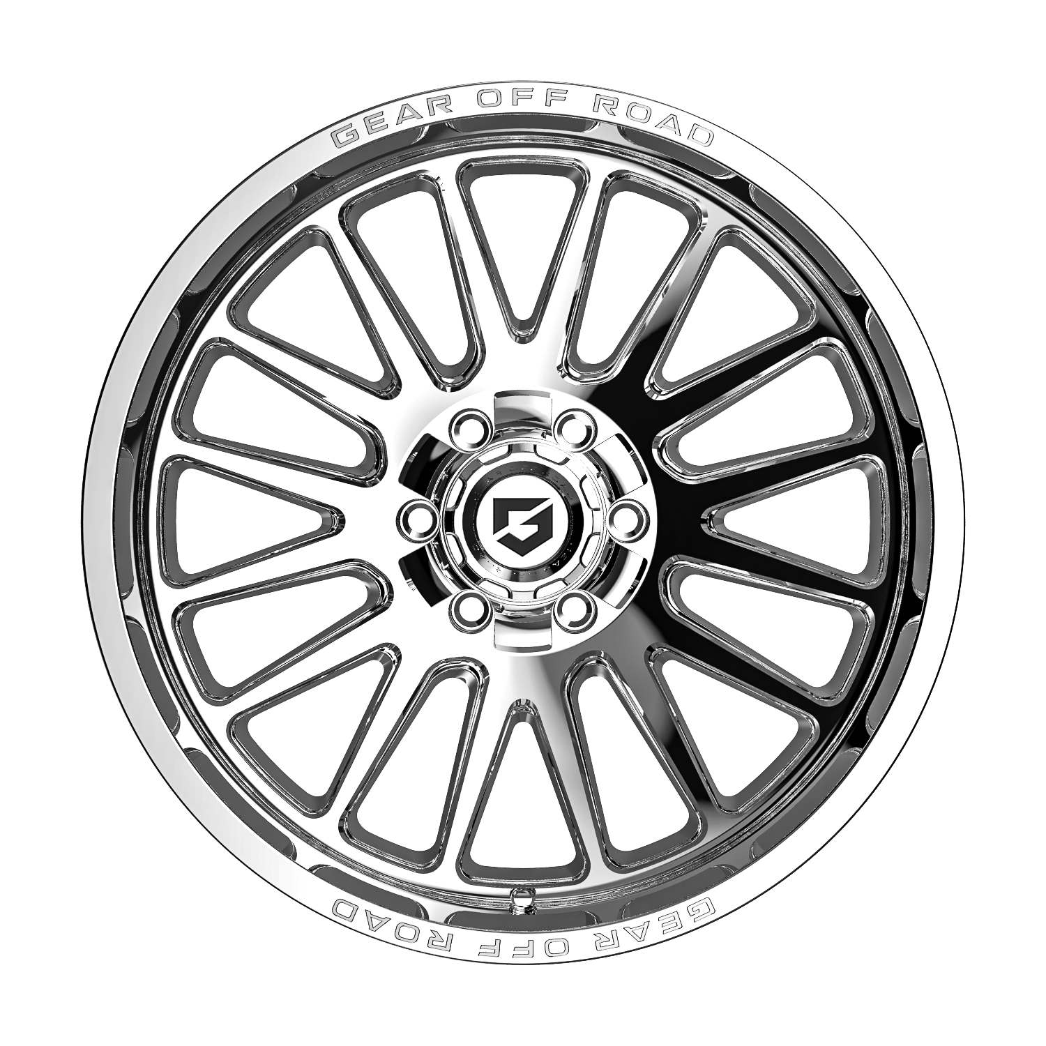 Gear Off Road 764C 20x10 Cast Aluminum Wheel with -19 Offset and 8x6.50 Bolt Pattern
