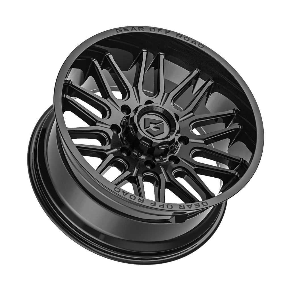 Gear Off Road 766B 20x10 Cast Aluminum Wheel with 8x6.50 Bolt Pattern and -12 Offset