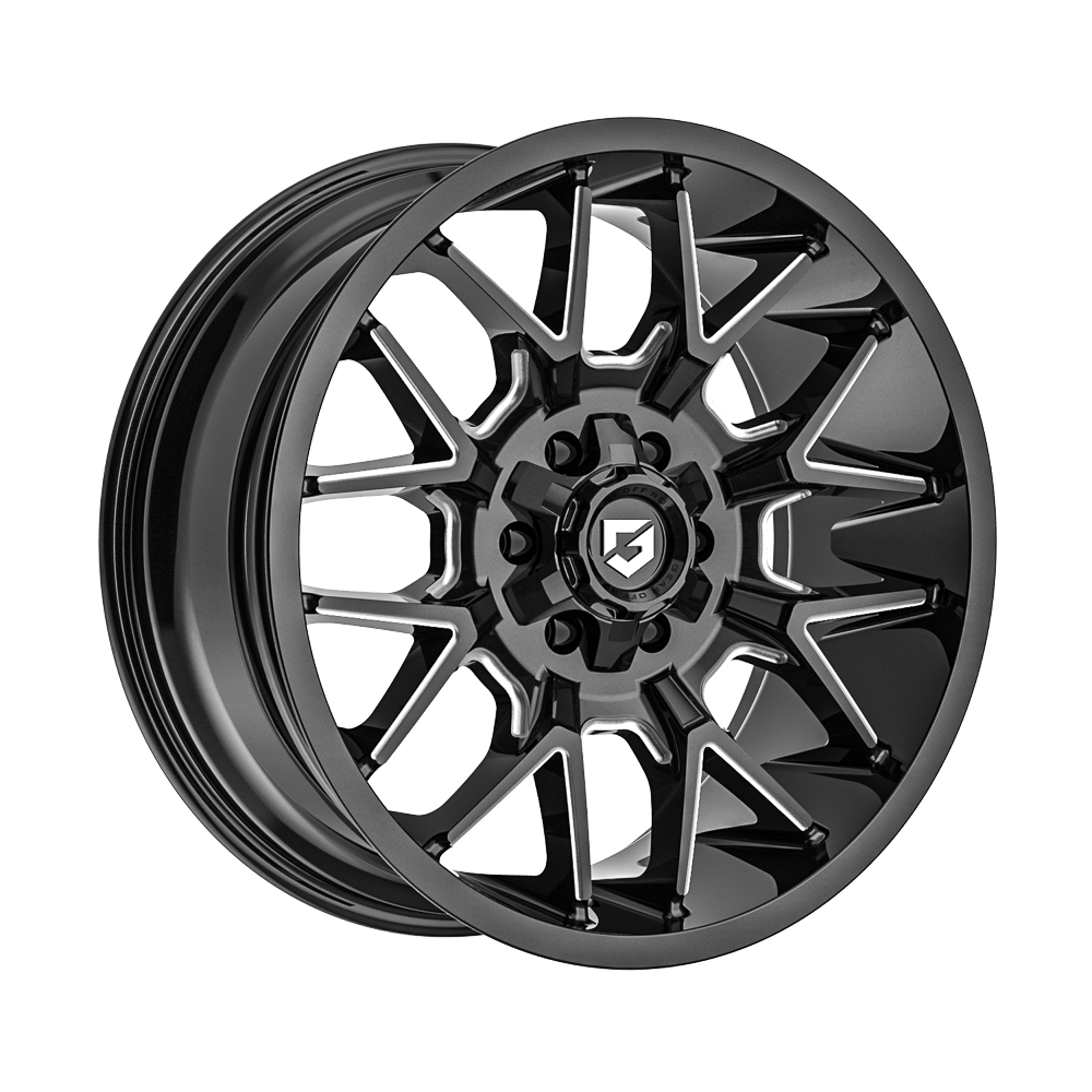 Gear Off Road 768BM 20x9 Cast Aluminum Wheel - 6x135 / 6x5.50 Bolt Pattern, +18 Offset